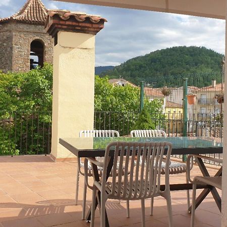 Apartamento Casa Lola - Terraza panorámica en el centro del pueblo Sant Joan de les Abadesses Exterior foto