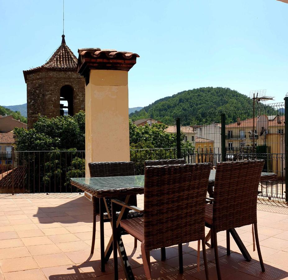 Apartamento Casa Lola - Terraza panorámica en el centro del pueblo Sant Joan de les Abadesses Exterior foto